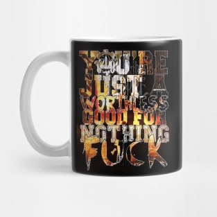 Justice Worthless Mug